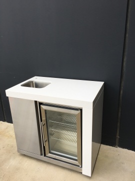 Grillmaster 8 Grand Royale Sink/Fridge Combo Module