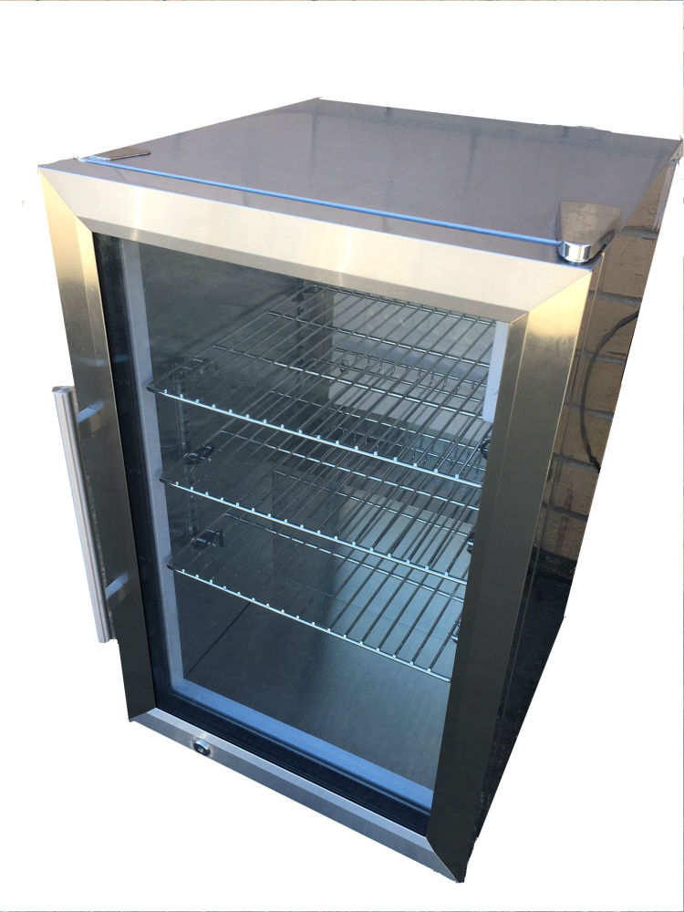 stainless bar fridge