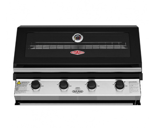 BeefEater 1200 Series 4 Burner Built In BBQ - Black