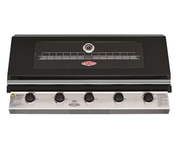 BeefEater 1200 Series 5 Burner Built In BBQ - Black