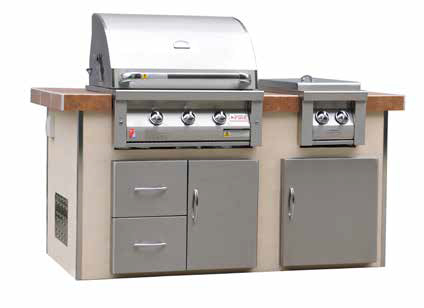 Outdoor Kitchen Built In Door & Drawer Combo