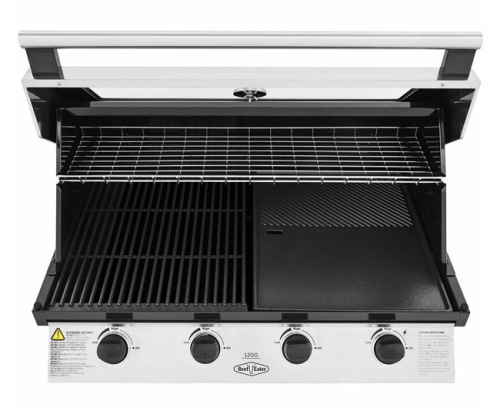 BeefEater 1200 Series 4 Built In BBQ - Stainless Steel