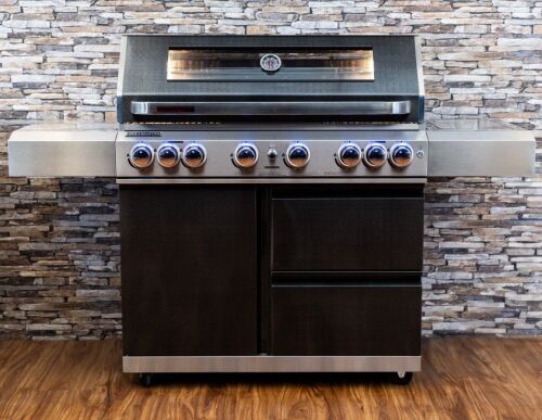 Grillmaster 6 Burner BBQ Dark